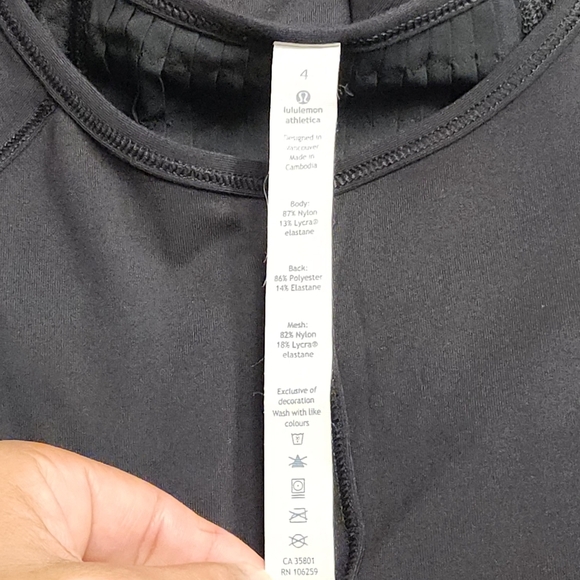Lululemon Making Moves Long Sleeve Top In Black Size 6 - Picture 13 of 15
